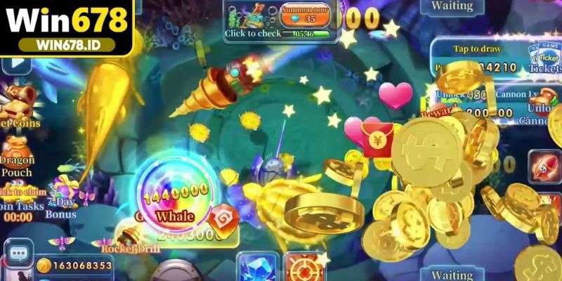 Phân bổ xu hợp lý theo từng giai đoạn trong game bắn cá