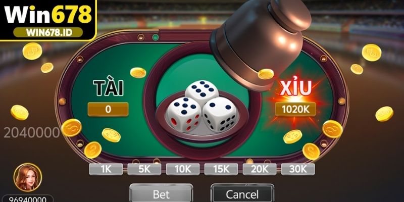 Cơ chế hiển thị kết quả tài xỉu Win678 vô cùng minh bạch